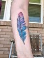 2020 - Clan Blue Feather Tattoo with Bi-Pride
