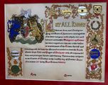 Duchy scroll for Margaret ny Connor