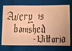 Avery's Banishment Notice