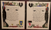 Order of the Raven's Wing for Jean-Michel and Marie de Meaux